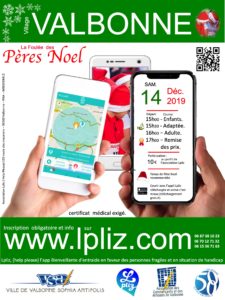 Afffiche Course des Peres Noel 2019